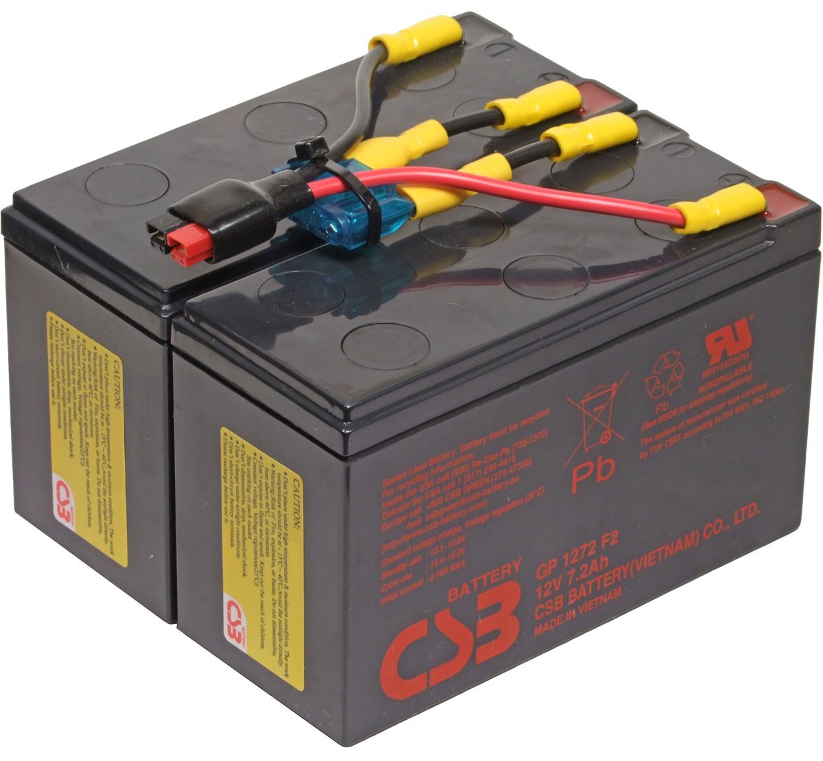 Pacco batterie COMPATIBILE APC RBC48 CSB