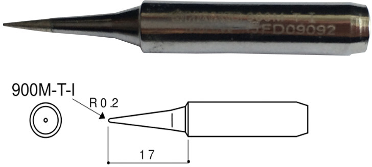 Punta per saldatore T-I NERA - Clicca l'immagine per chiudere