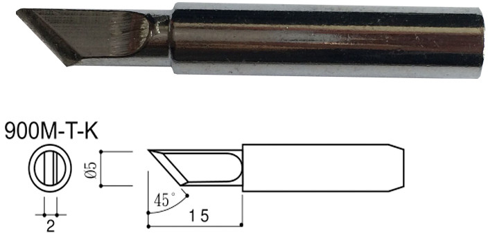 Punta per saldatore T-K NERA - Clicca l'immagine per chiudere