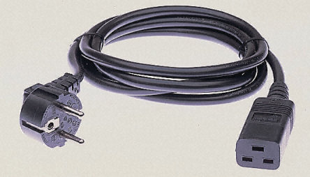 Cavo di alimentazione formato IEC C19 16A spina schuko Cavo di alimentazione formato IEC C19 16A spina schuko