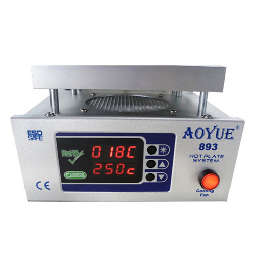 Aoyue 893 500W Digital Hot Plate System - Click Image to Close