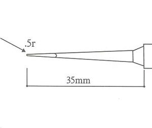 Punta per saldatore Aoyue T-S8 Punta per saldatore Aoyue T-S8