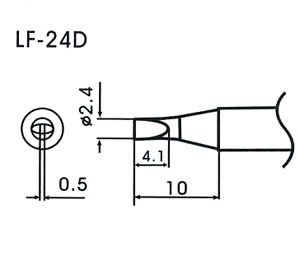 Punta Aoyue WQ-24D - Clicca l'immagine per chiudere