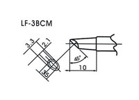 Punta Aoyue WQ-3BCM - Clicca l'immagine per chiudere