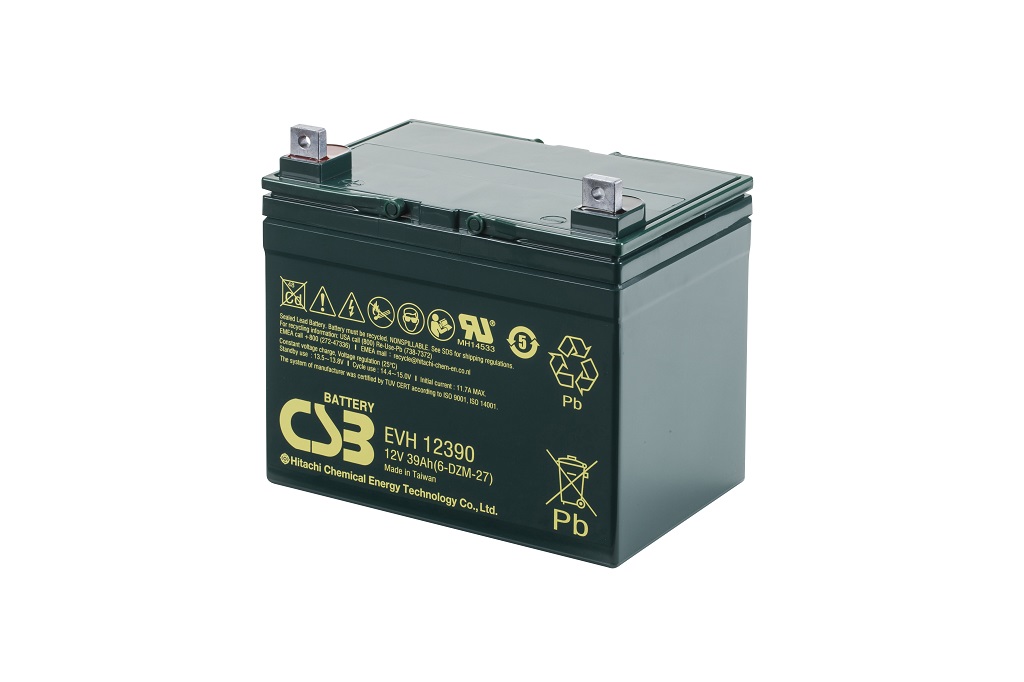 Batteria CSB EVH12390 12V 39Ah CICLICA