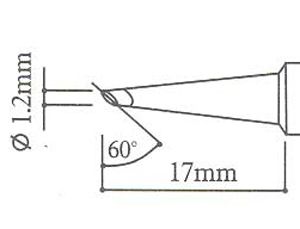 Punta per saldatore Aoyue T-S7 - Click Image to Close