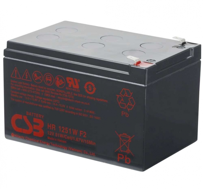 Batteria CSB HR1251W 12V - Click Image to Close