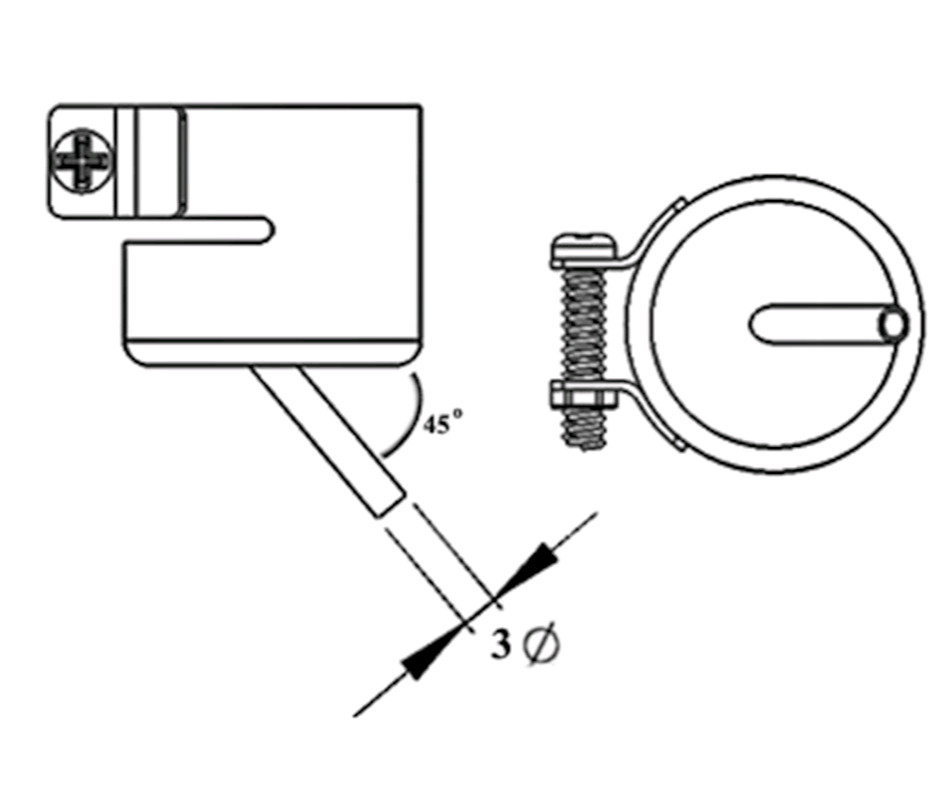 1142 Ugello Bent Single Type 1,5mm - Click Image to Close