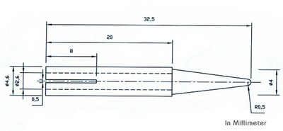 Punta per microsaldatore 12V 8W - Click Image to Close