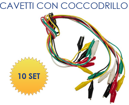 Cavetti colorati per test - Clicca l'immagine per chiudere