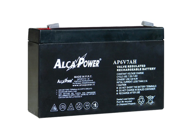 Batteria AlcaPower AP6V7AH 6V 7Ah - Click Image to Close