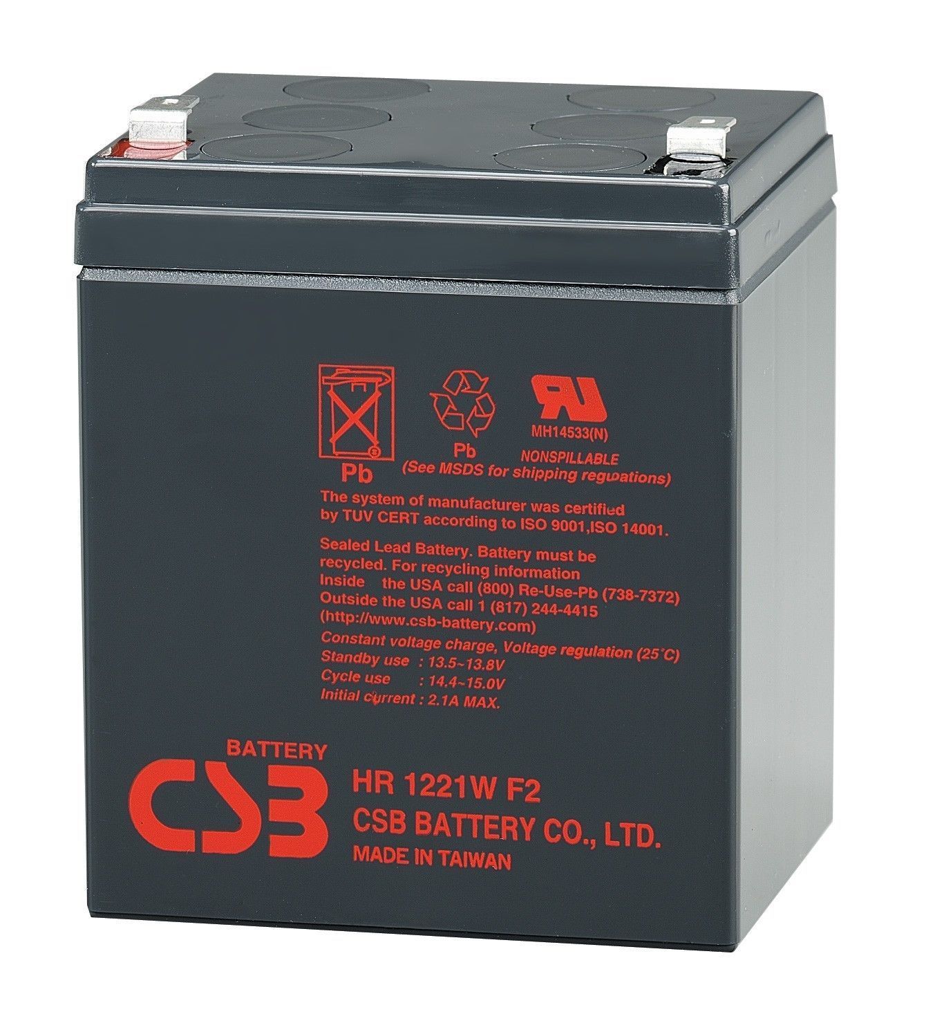 Batteria CSB HR1221W 12V - Clicca l'immagine per chiudere