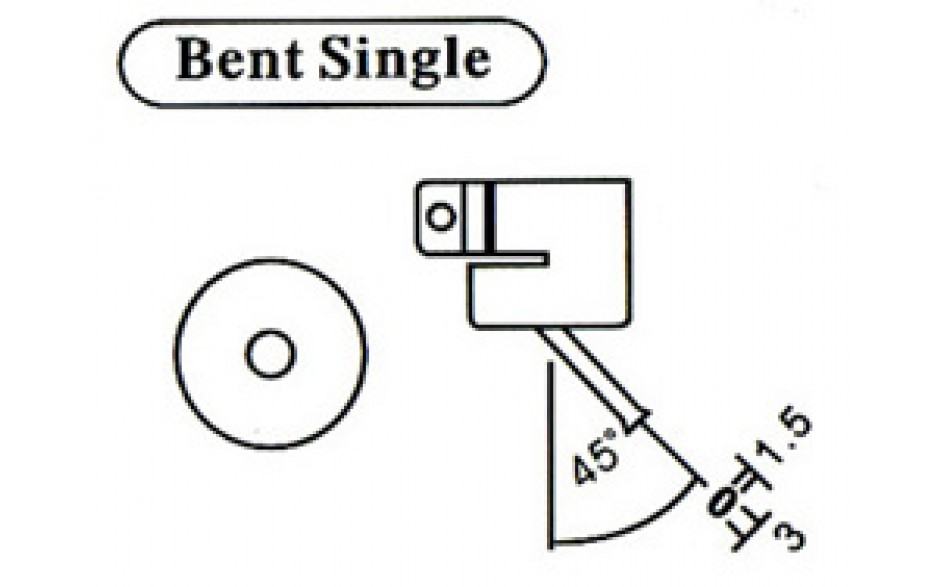 1142 Ugello Bent Single Type 1,5mm low-cost - Click Image to Close