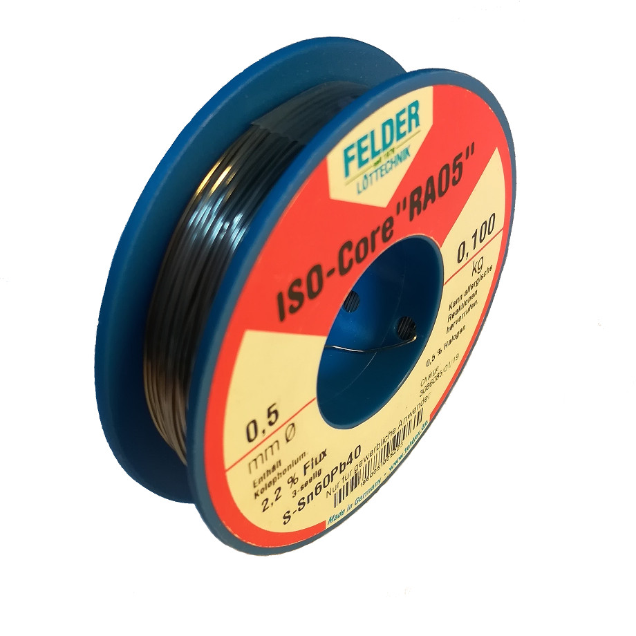 Rocchetto Iso-Core "RA05" 60/40 100g 0.50mm - Clicca l'immagine per chiudere