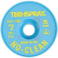 *DISCONTINUATO Trecciola dissaldante Techspray 2" 1,4mmx3mt *DISCONTINUATO Trecciola dissaldante Techspray 2" 1,4mmx3mt