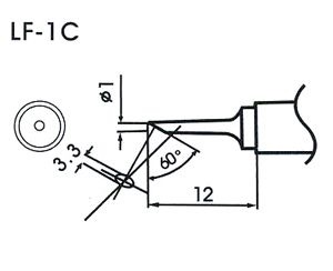 Punta Aoyue WQ-1C - Clicca l'immagine per chiudere