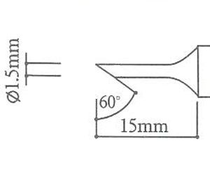 Punta per saldatore T-1.5C - Clicca l'immagine per chiudere