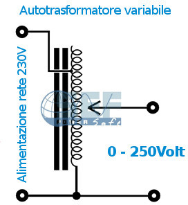 TRASFORMATORE VARIABILE POTENZA 5000VA