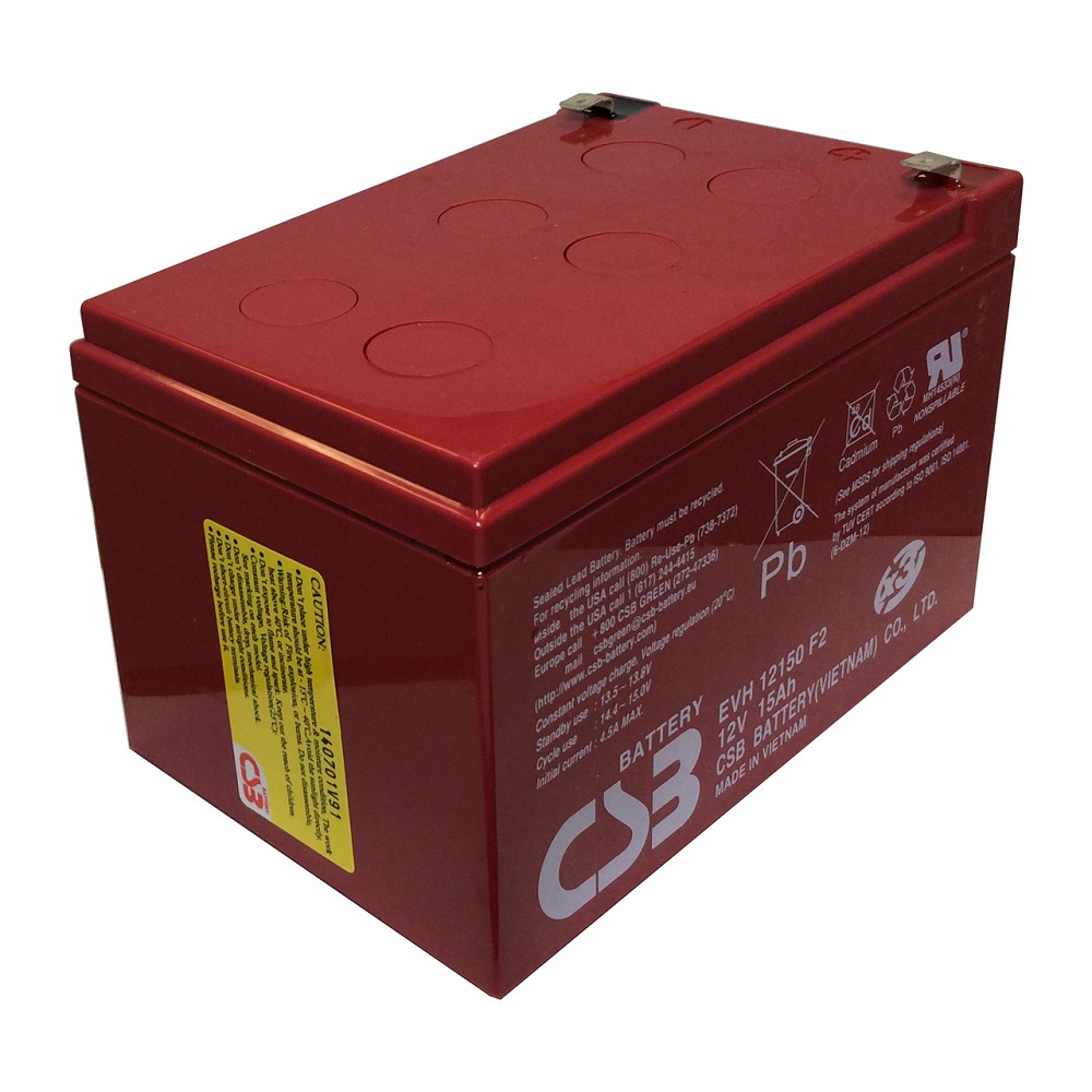 Batteria CSB EVH12150 12V 15Ah CICLICA - Click Image to Close