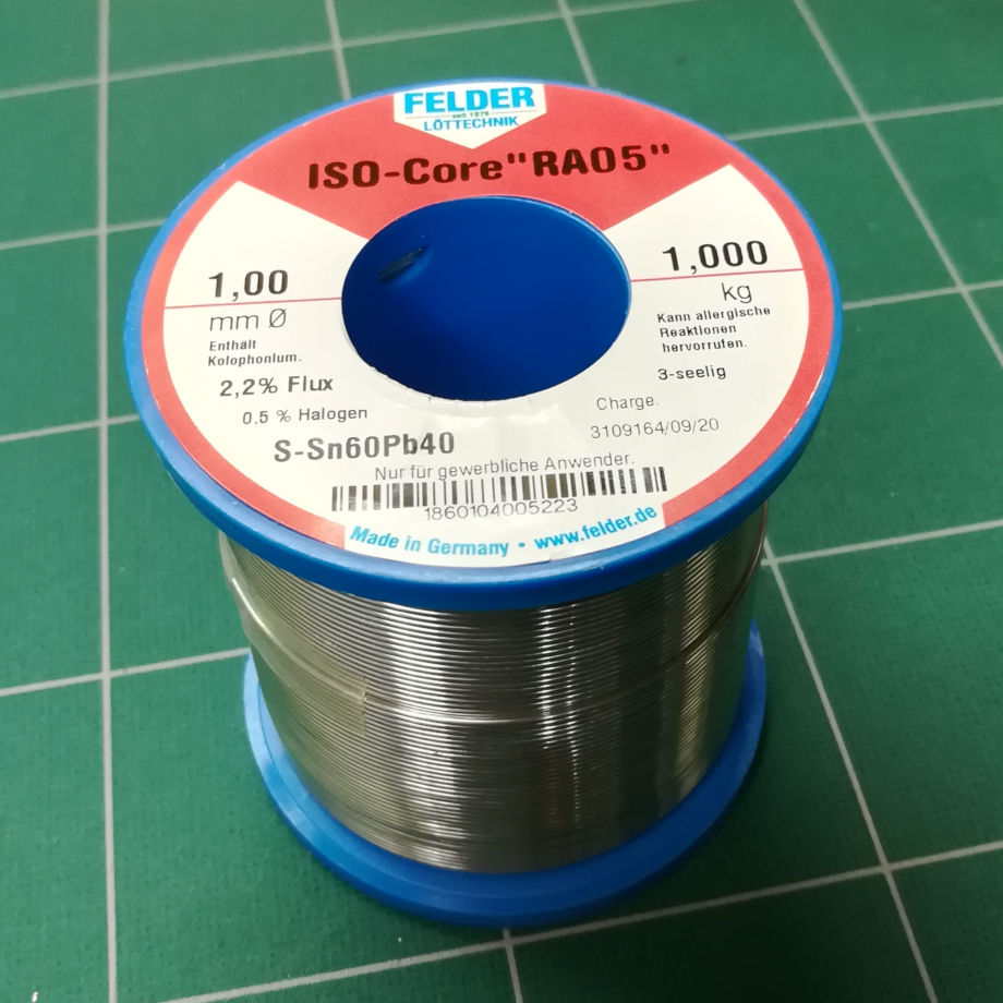 Rocchetto Iso-Core "RA05" 60/40 1000g 1.00mm - Clicca l'immagine per chiudere