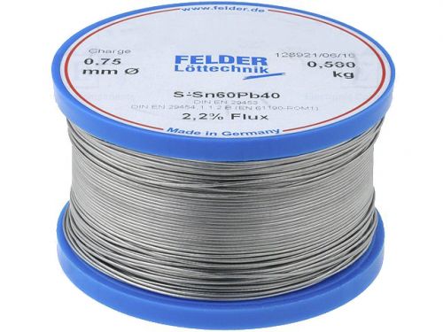 *DISCONTINUATO Rocchetto Iso-Core "RA05" 60/40 1000g 0.75mm *DISCONTINUATO Rocchetto Iso-Core "RA05" 60/40 1000g 0.75mm