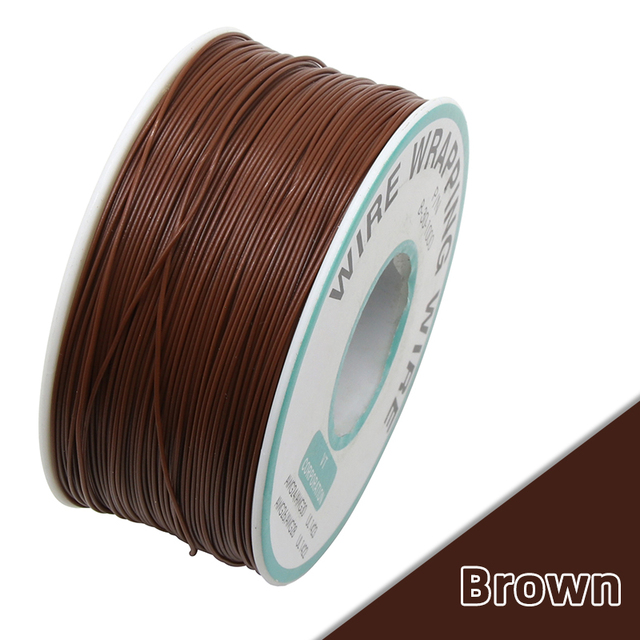 Filo 250 Metri 30AWG Marrone - Click Image to Close