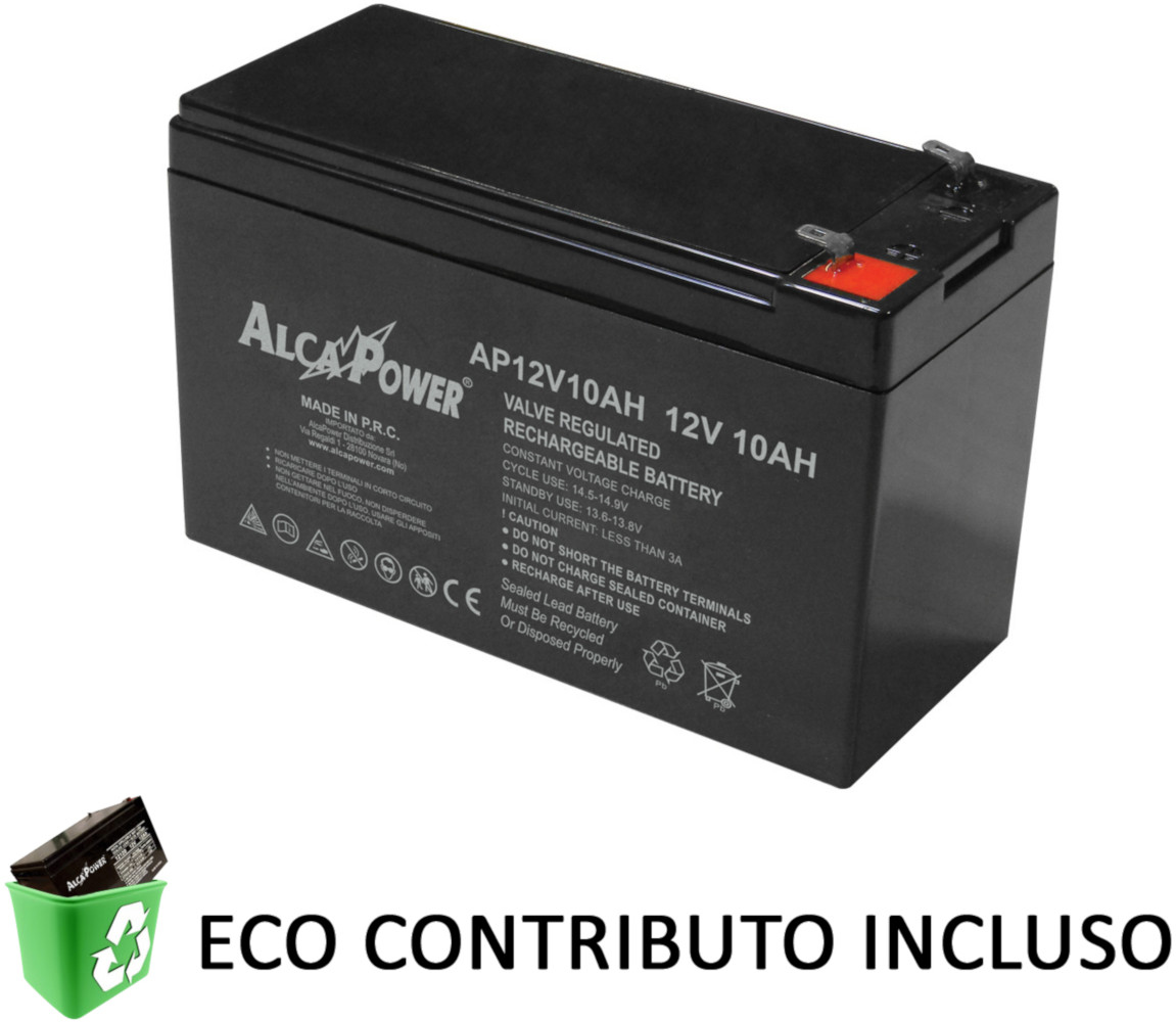 Batteria AlcaPower AP12V10 12V 10Ah - Clicca l'immagine per chiudere