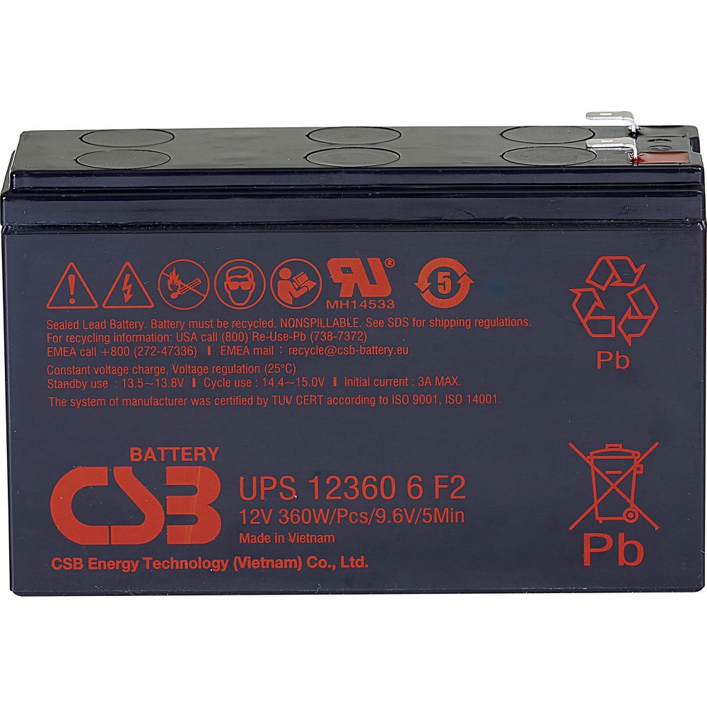 Batteria CSB UPS12360 6 F2 Batteria CSB UPS12360 6 F2