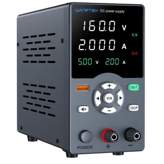 Alimentatore compatto 0-32V 0-5A regolabile display LED